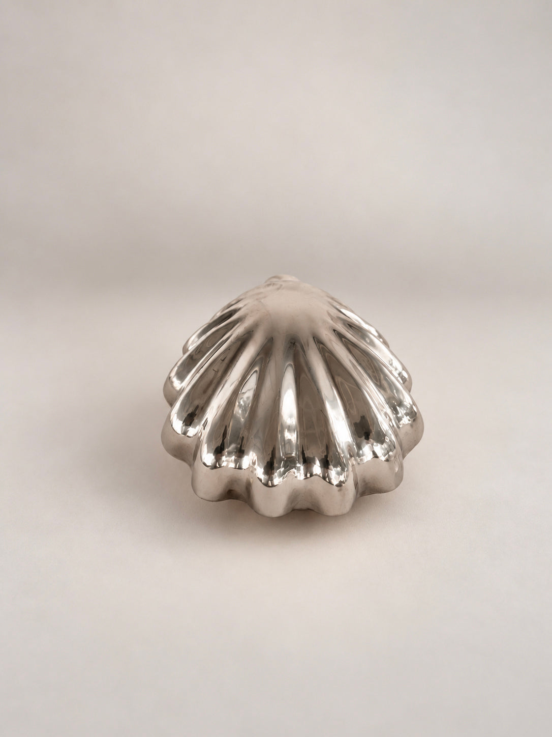 Handmade Solid Silver Caviar Shell