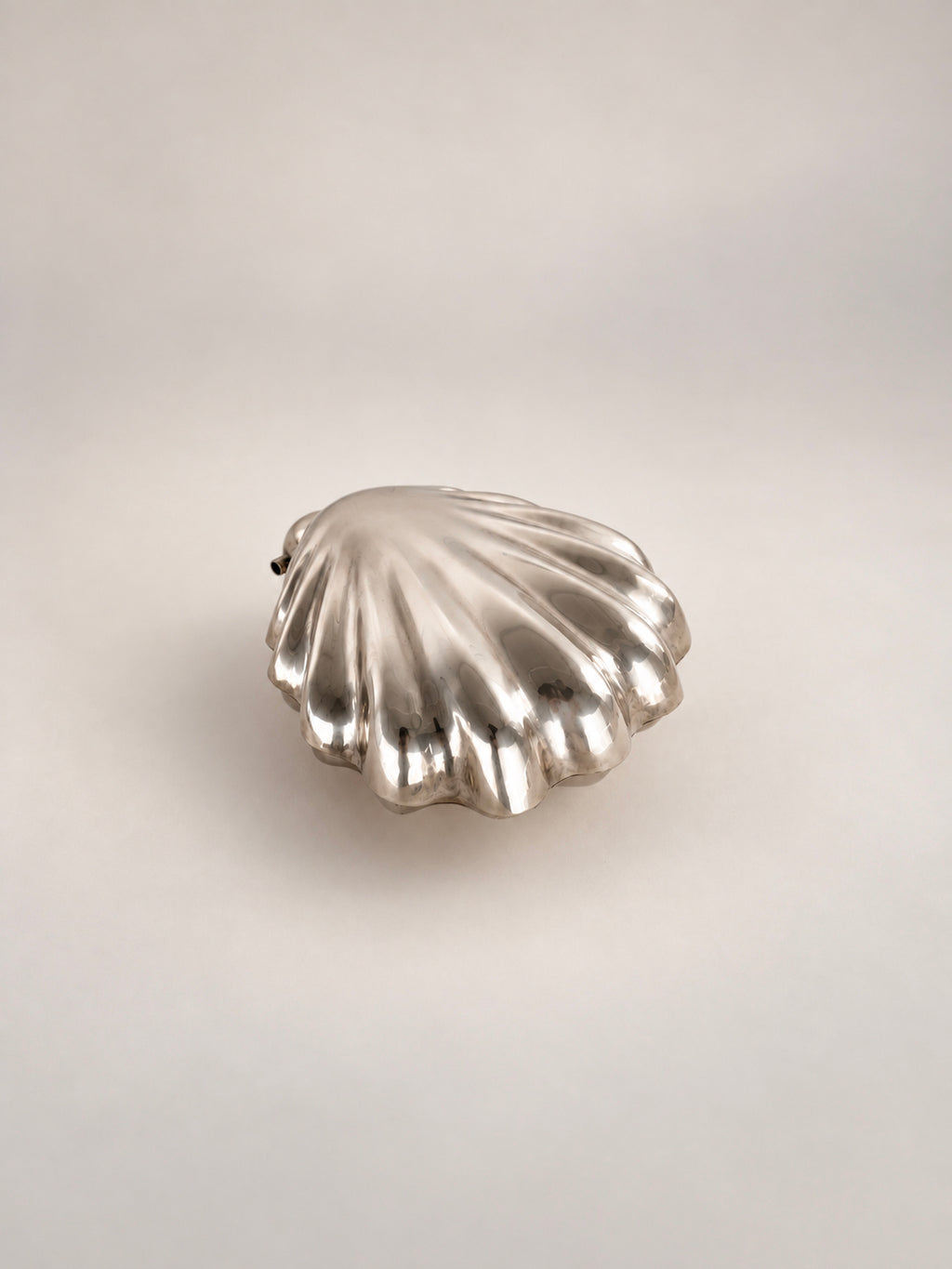 Handmade Solid Silver Caviar Shell
