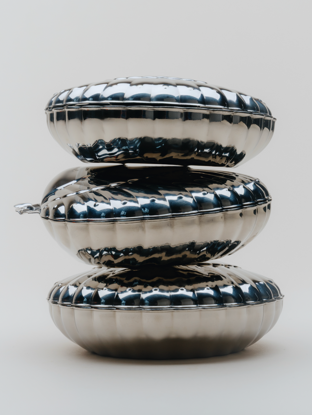 Stainless Steel Caviar Serving Shell