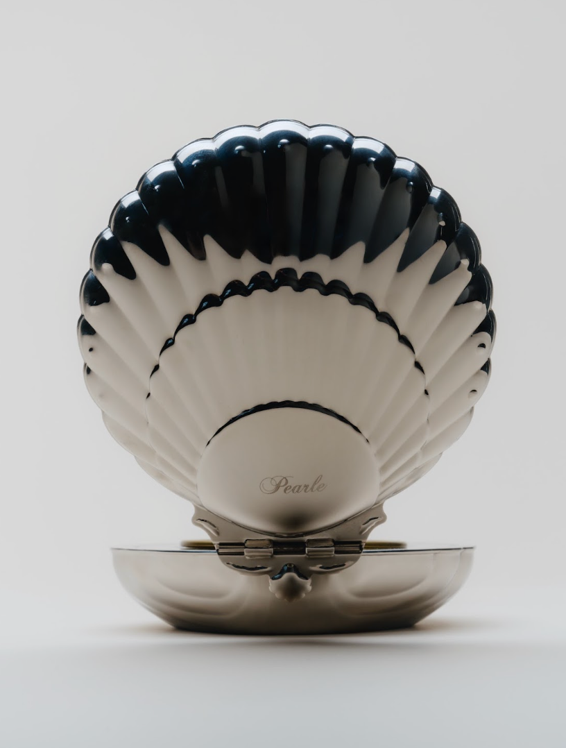 Stainless Steel Caviar Serving Shell